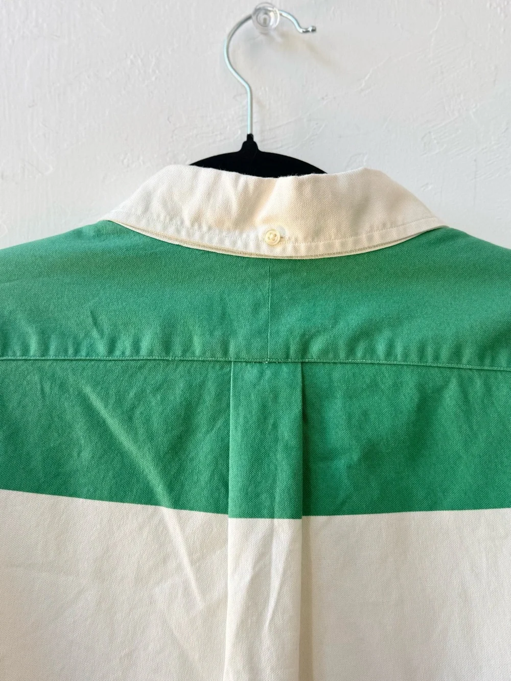 Polo by Ralph Lauren Y2K Multicolor Striped Button-Down Shirt - Green/Yellow/Red